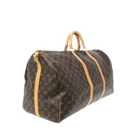 Louis Vuitton Keepall Bandouliere 60 Canvas in Brown
