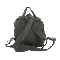 Prada Backpack Cotton in Green