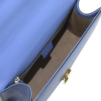 Gucci Sylvie Shoulder Bag Small en Cuir en Bleu