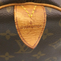 Louis Vuitton Keepall 50 in Tela in Marrone