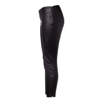 The Row Trousers Leather in Black