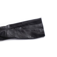 The Row Paire de Pantalon en Cuir en Noir
