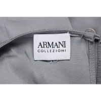 Armani Collezioni Oberteil aus Seide in Grau