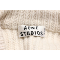 Acne Strick aus Wolle in Creme
