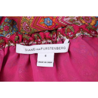 Diane Von Furstenberg Oberteil aus Seide in Rosa / Pink