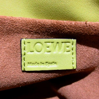 Loewe Flamenco Clutch in Pelle in Verde