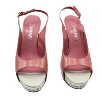 Chanel Sandals Leather in Pink