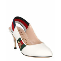 Gucci Pumps/Peeptoes Leather in White