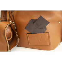 Valentino Garavani Vlogo Bag Leather in Brown
