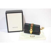 Gucci Sylvie Bag in Pelle in Nero