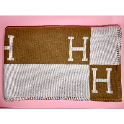 Hermès Avelon Decke Wool in Brown