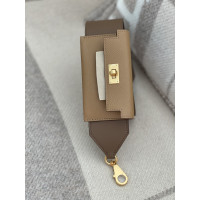 Hermès Kelly Pocket Bag Strap en Cuir en Beige