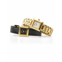 Salvatore Ferragamo Armbanduhr aus Leder in Gold