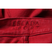 Escada Jeans Cotton in Red