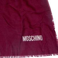 Moschino XXL Tuch aus Wolle
