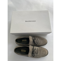 Balenciaga Lace-up shoes Leather in Grey