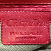 Bulgari Shoulder bag Leather in Bordeaux