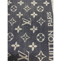 Louis Vuitton Monogram Tuch aus Wolle in Blau