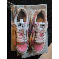 Chiara Ferragni Chaussures de sport en Cuir en Rose/pink
