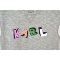 Karl Lagerfeld Strick aus Baumwolle in Grau