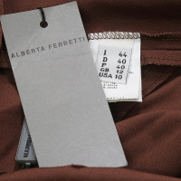 Alberta Ferretti Dress Cotton in Brown
