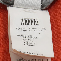 Alberta Ferretti Vestito in Cotone in Arancio