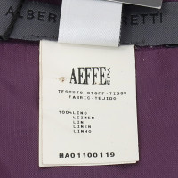 Alberta Ferretti Jupe en Lin en Violet