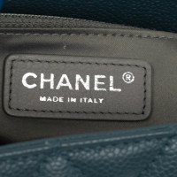 Chanel Grand  Shopping Tote en Cuir en Bleu
