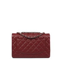 Chanel Classic Flap Bag Jumbo Leather in Red