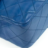 Chanel Classic Flap Bag en Cuir en Bleu