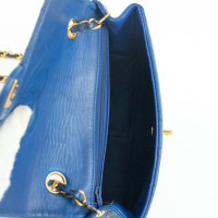 Chanel Classic Flap Bag en Cuir en Bleu