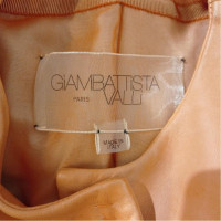 Giambattista Valli Jacke/Mantel aus Leder in Orange