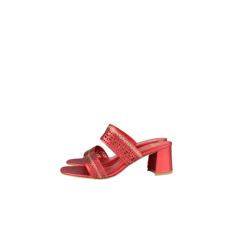 Aigner Sandalen aus Leder in Rot