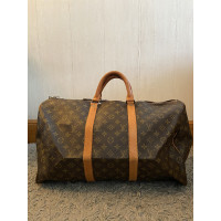 Louis Vuitton Keepall 50 aus Canvas in Braun