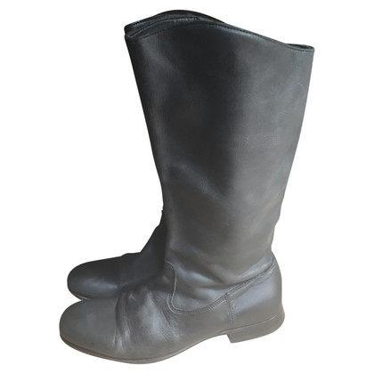 Gas Ankle boots Leather in Grey