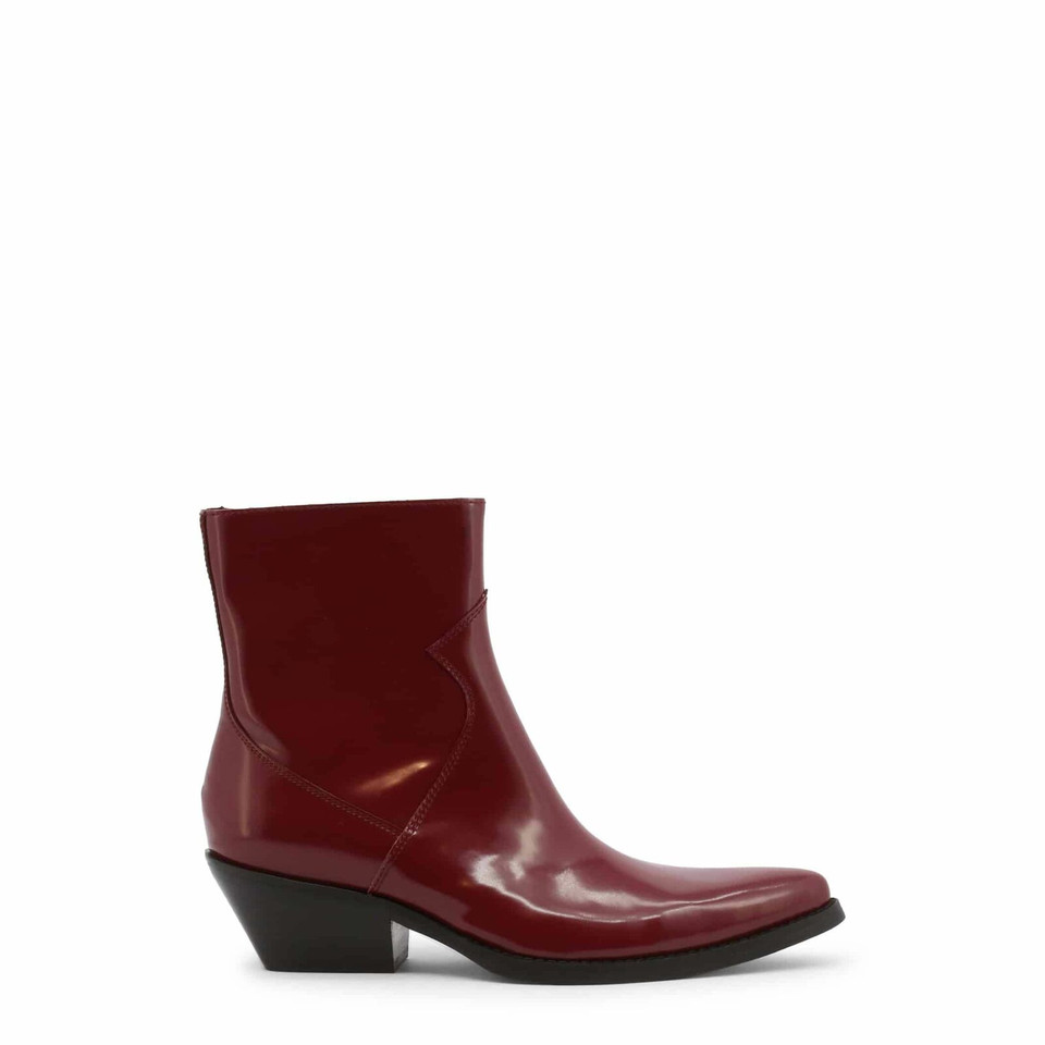 Calvin Klein Ankle boots Leather in Red