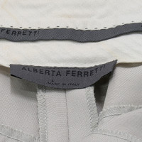 Alberta Ferretti Paio di Pantaloni in Cotone in Grigio