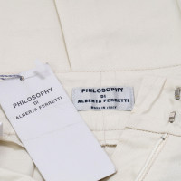 Philosophy Di Alberta Ferretti Hose aus Baumwolle in Creme