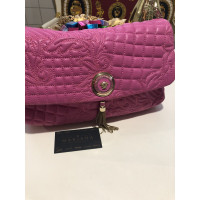 Versace Handtasche aus Leder in Rosa / Pink