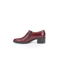 Fratelli Rossetti Pumps/Peeptoes aus Lackleder in Rot