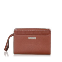 Burberry Clutch Bag Leather in Brown