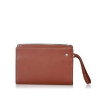 Burberry Clutch Bag Leather in Brown