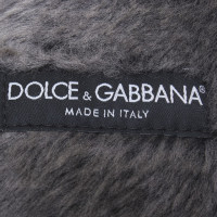 Dolce & Gabbana Leren jack met schapenvacht