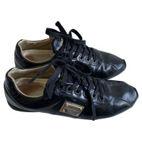 Dolce & Gabbana Sneakers Lakleer in Zwart