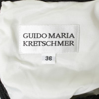 Guido Maria Kretschmer Maxikleid in Schwarz-weiß