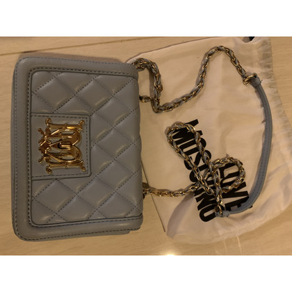 Love Moschino Shoulder bag Leather in Blue