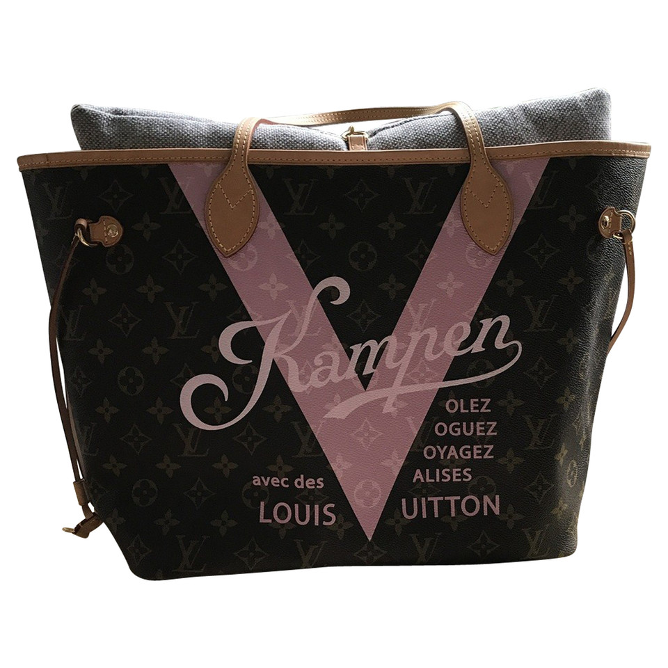 Louis Vuitton Neverfull MM32 Canvas in Brown