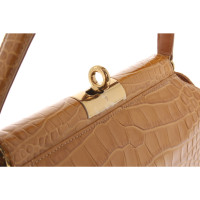 Gu De Handbag Leather in Ochre