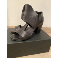 Vic Matie Sandals Leather in Black