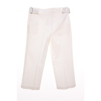 Jil Sander Paio di Pantaloni in Cotone in Bianco